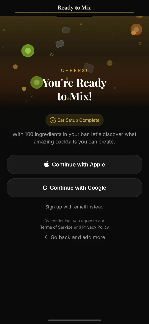 Ready to mix