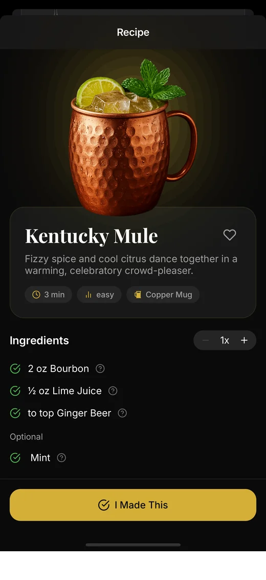 Kentucky Mule recipe
